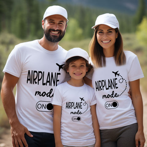 Airplane Mode On T-shirts For Family and Friends @ gfashion