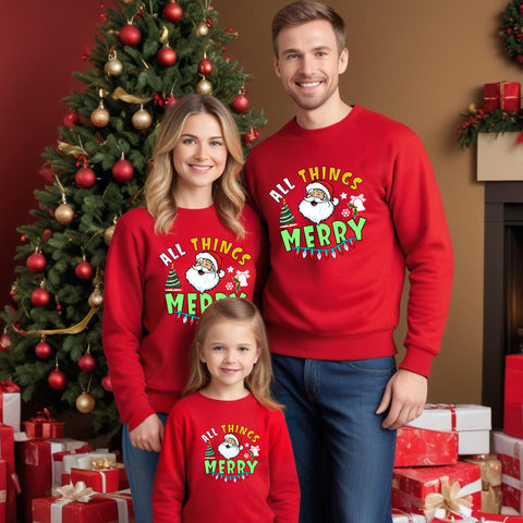 all things merry christmas sweatshirts