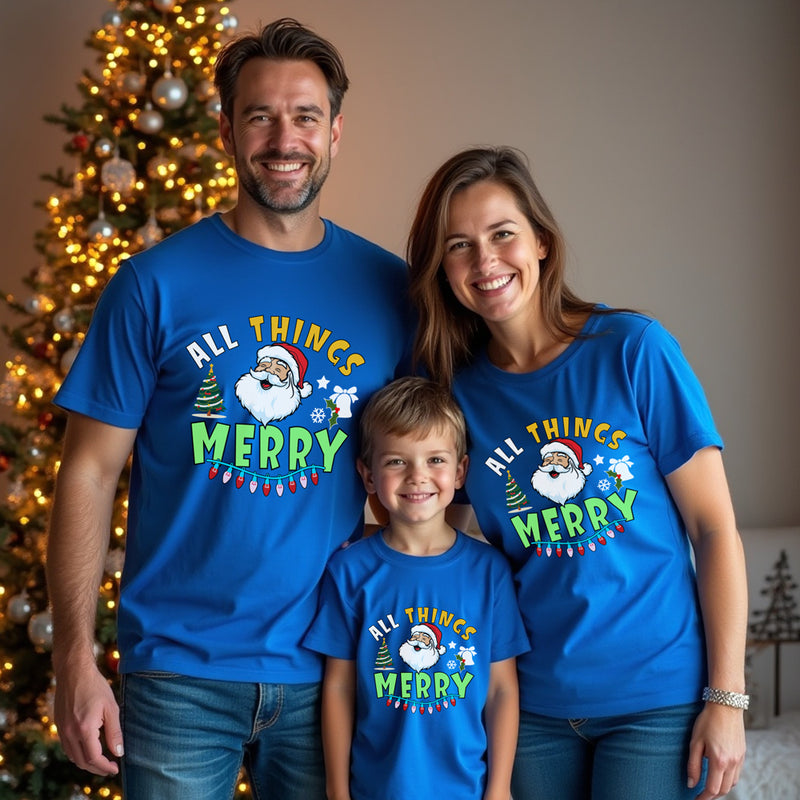 all things merry christmas tshirts for family and friends group