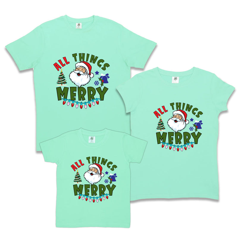 all things merry christmas tshirts for family and friends group