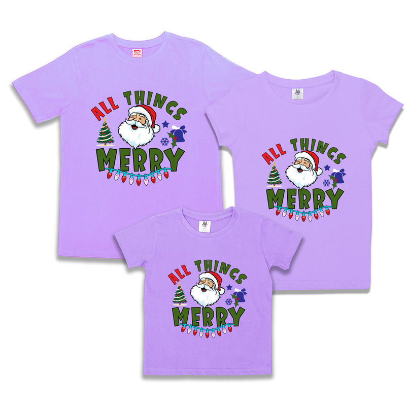 all things merry christmas tshirts for family and friends group