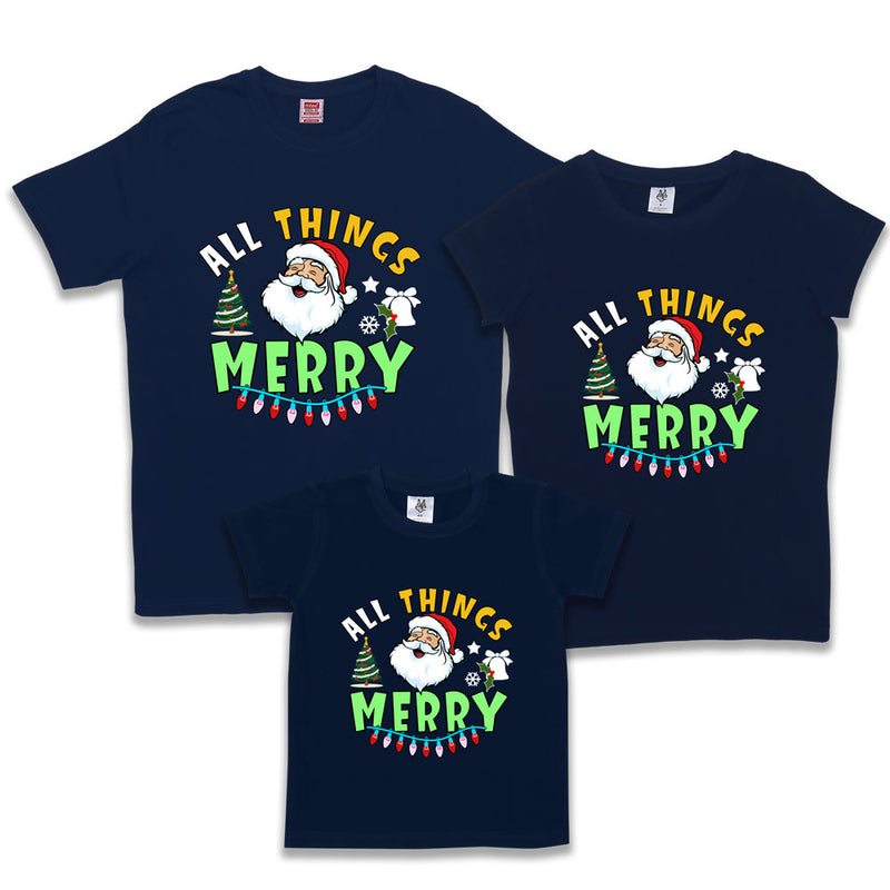 all things merry christmas tshirts for family and friends group