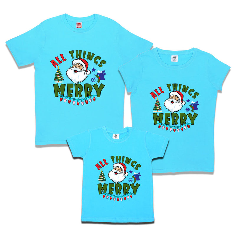 all things merry christmas tshirts for family and friends group