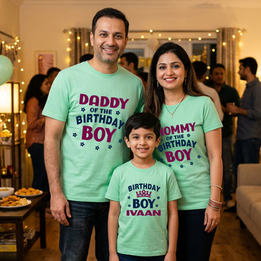 Birthday Boy T-shirts With Family