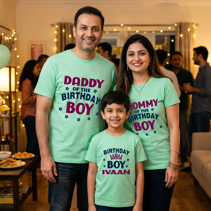 Birthday Boy T-shirts With Family