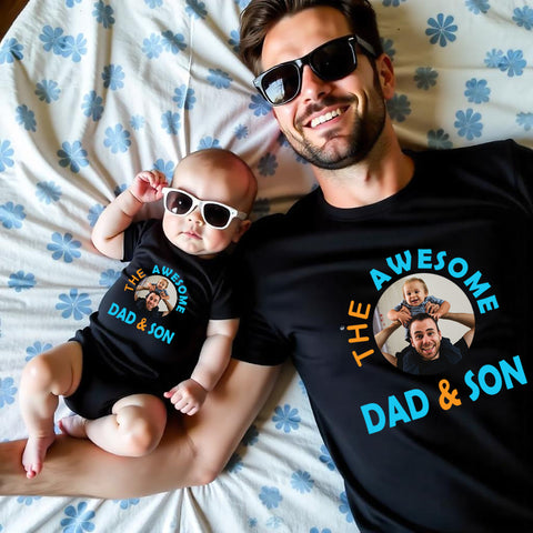 awesome dad and baby combo