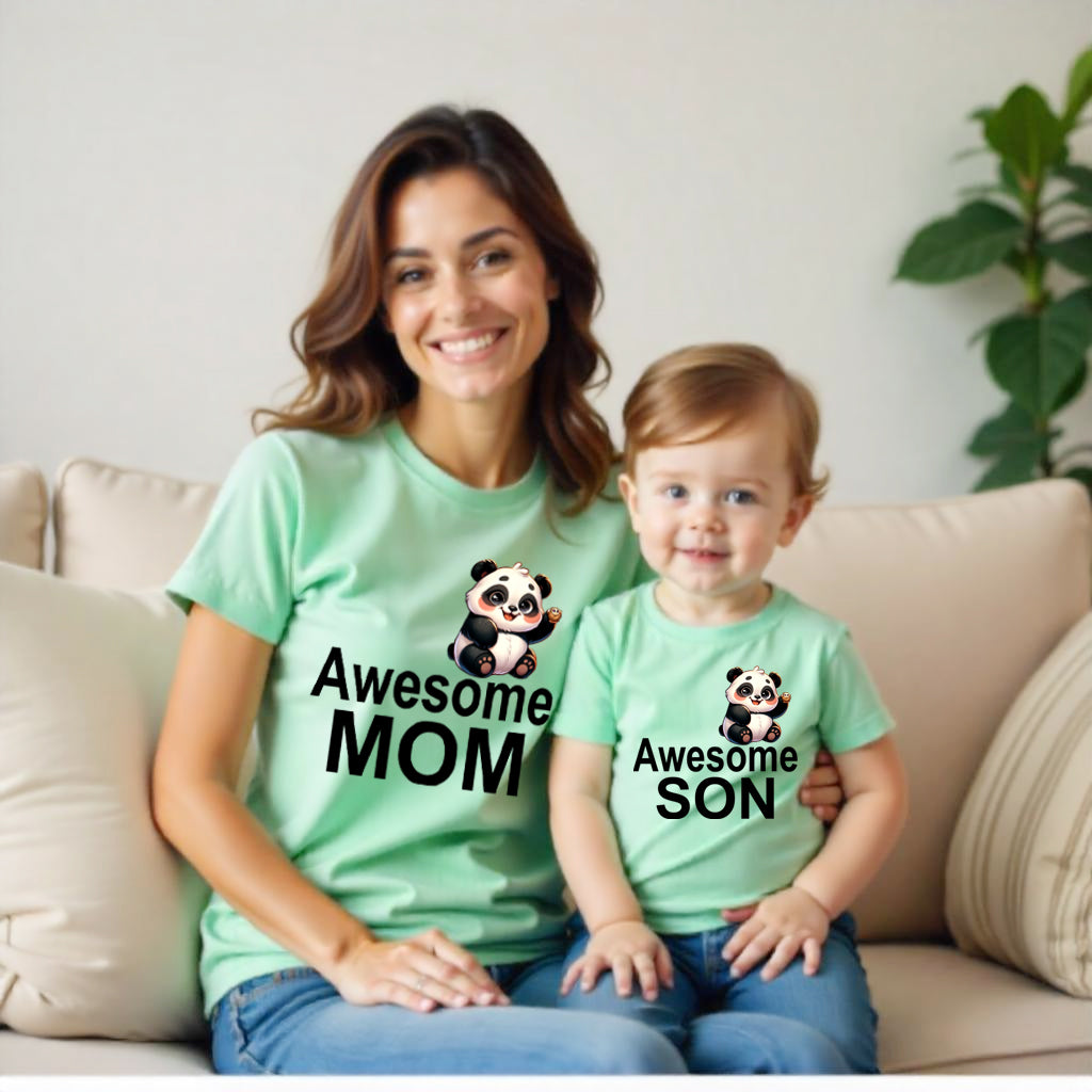 Awesome Mom Awesome Son T-shirts