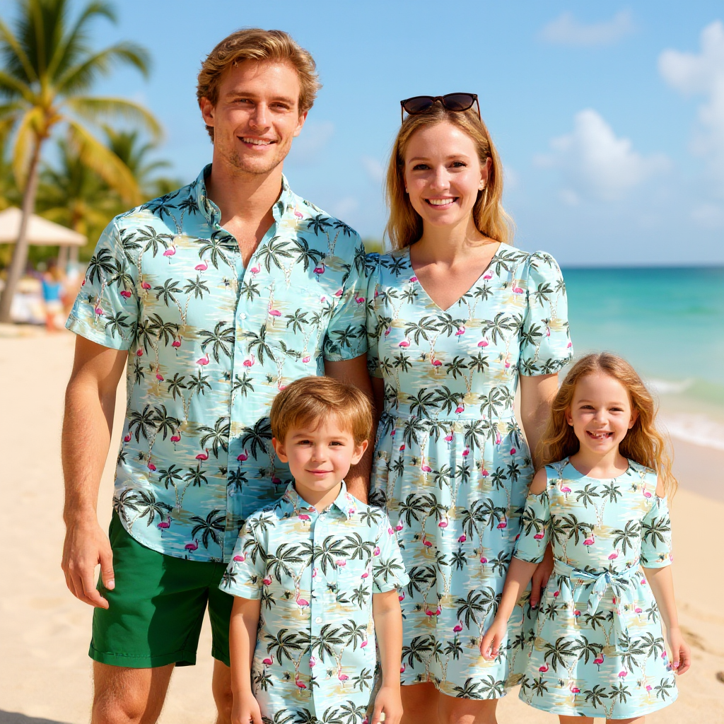 Matching Family Hawaiian Outfits