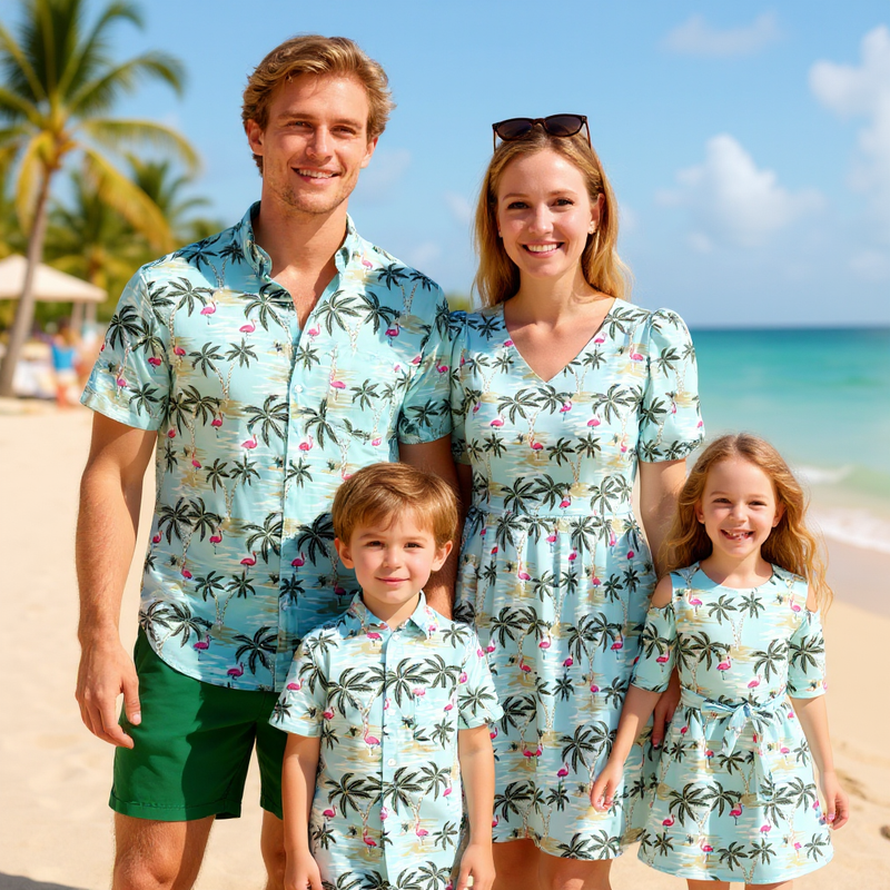Matching Family Hawaiian Outfits