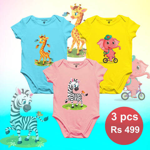 Baby Rompers Bodysuit onesie combo pack