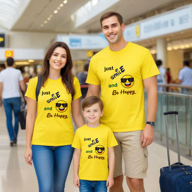 funny smiley t shirts for family