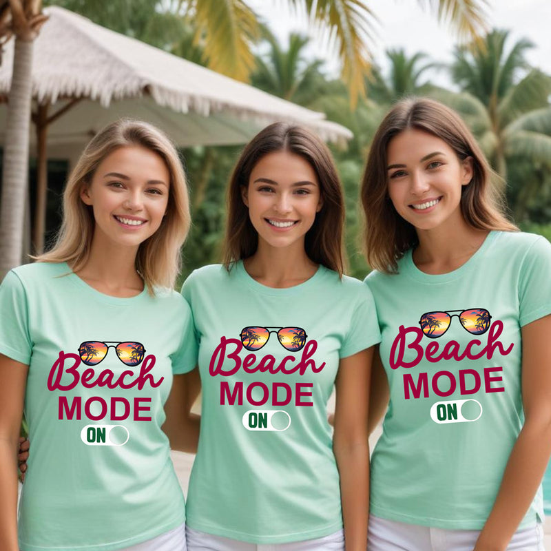 Beach Mode on-Vacation T-shirts