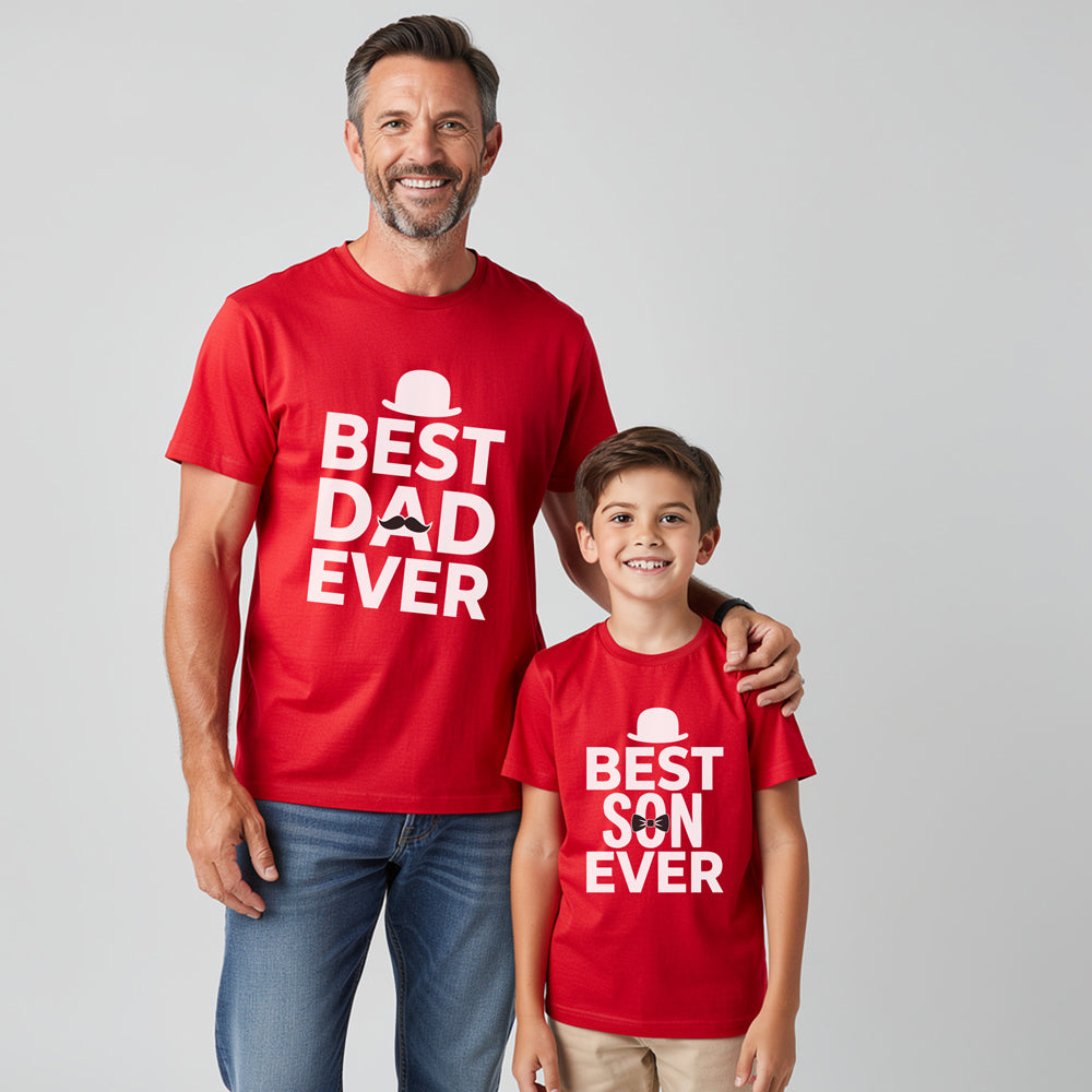 best dad ever best son ever t shirts