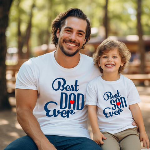 best dad ever best son ever t shirts