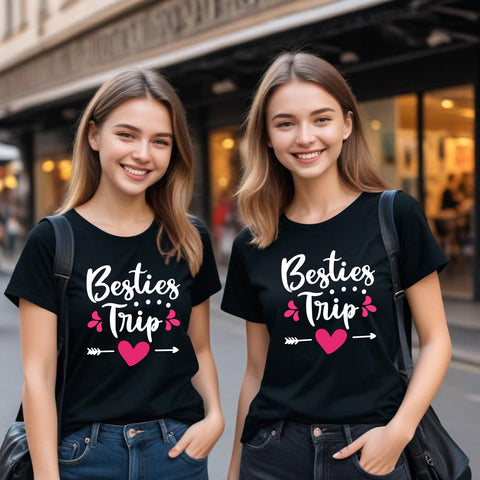 BESTIES TRIP TSHIRTS FOR FRIENDS AND GROUP