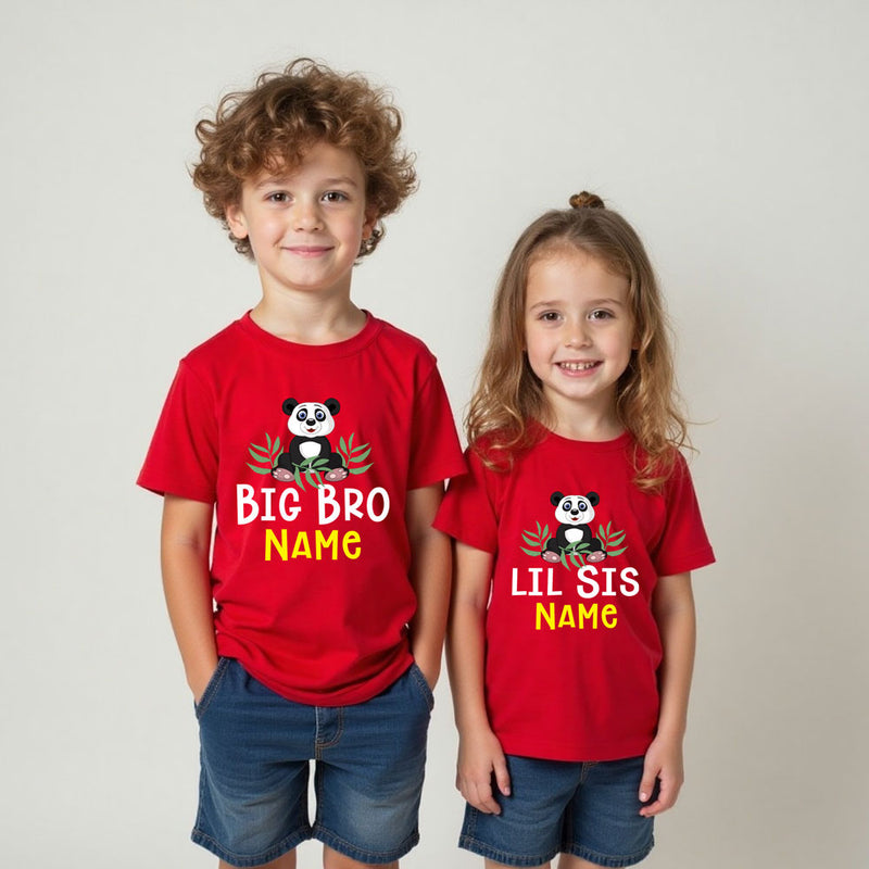 t shirts for siblings cute bear with name customize