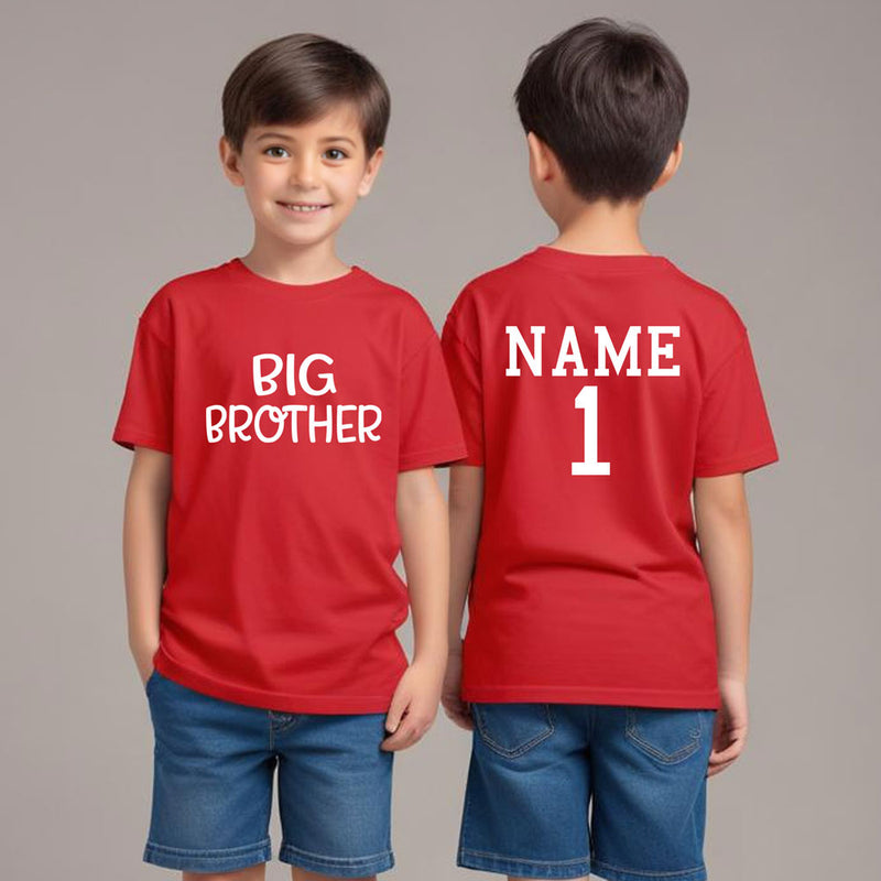 big brother t shirts name and number personalized