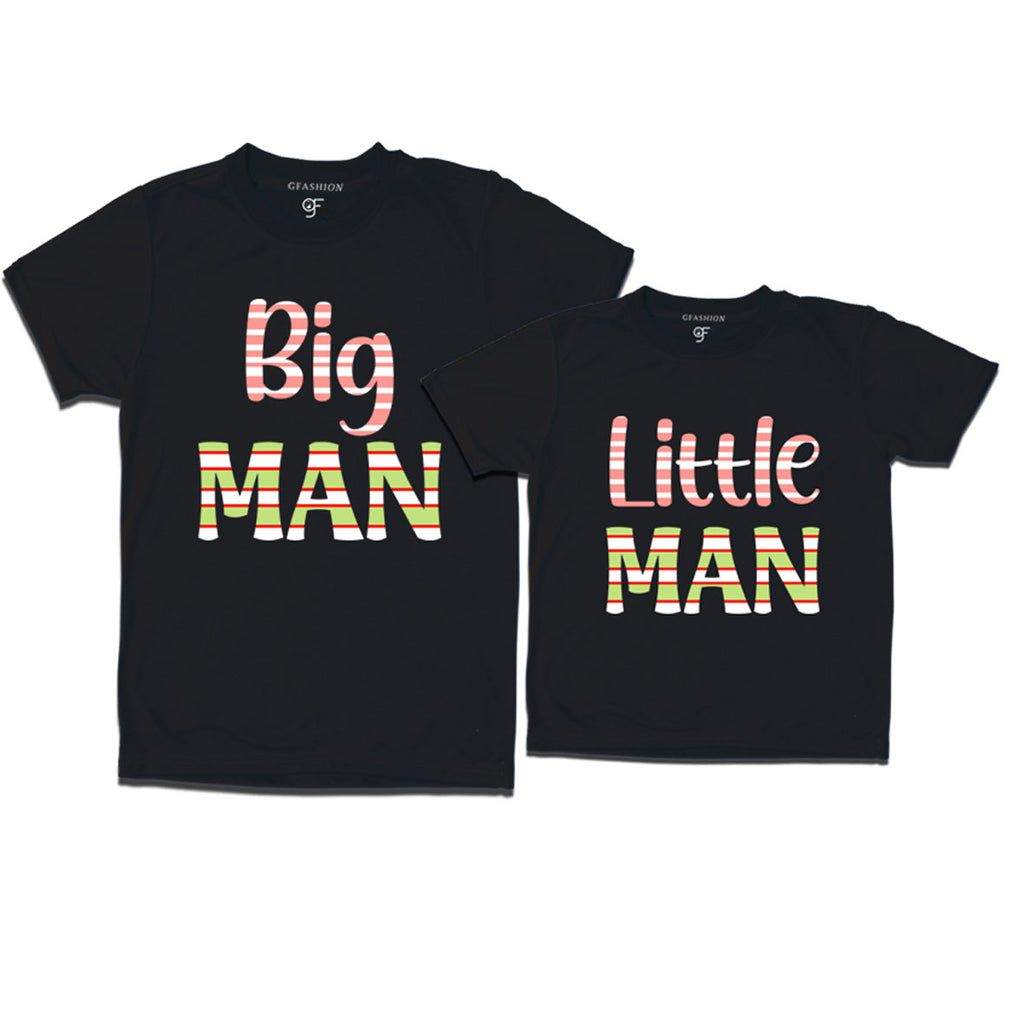 Dad Son T-shirts | father and son t shirts for father's day |Big man Little man tshirts