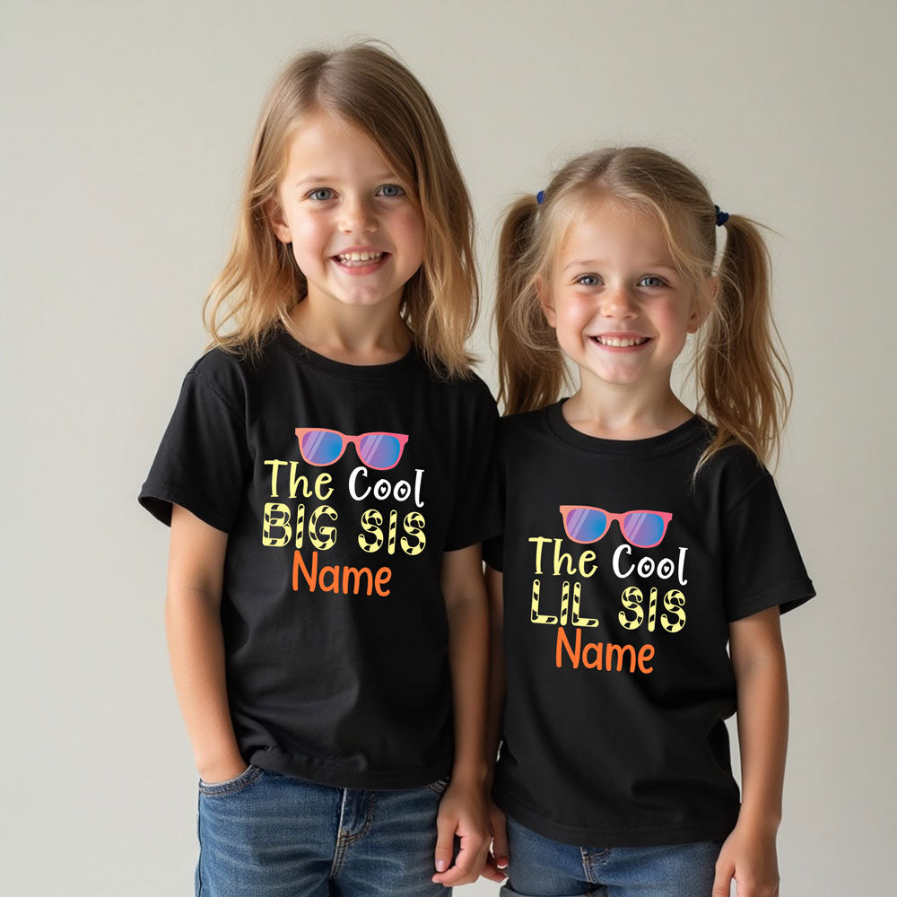 The Cool Big Sis Lil Sis Combo T-shirts