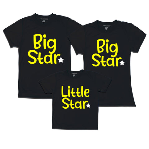 Big Star Little Star Family T-shirts