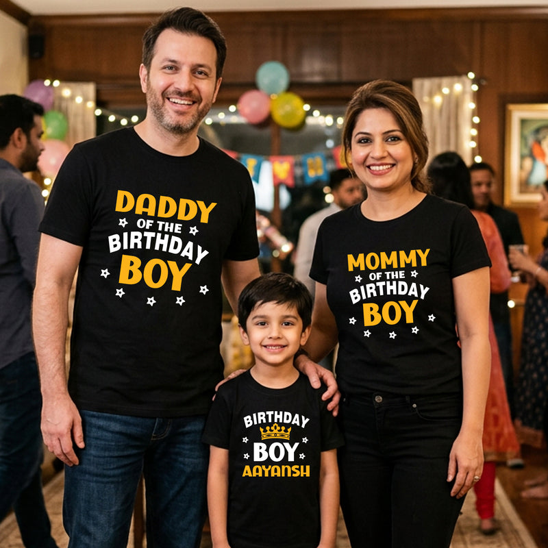 Birthday Boy T-shirts With Family