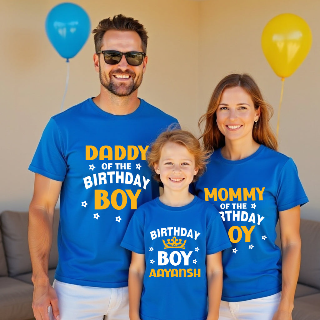 Birthday Boy T-shirts With Family