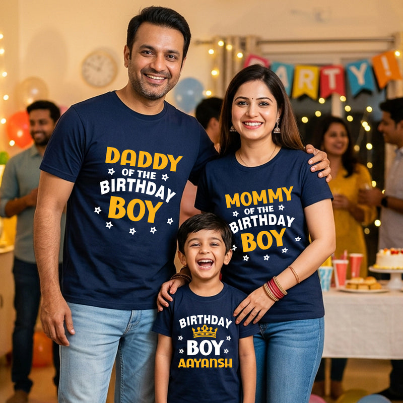 Birthday Boy T-shirts With Family