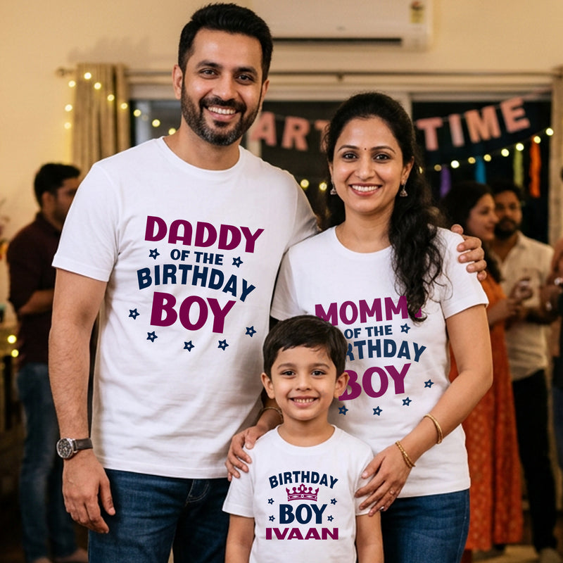 Birthday Boy T-shirts With Family
