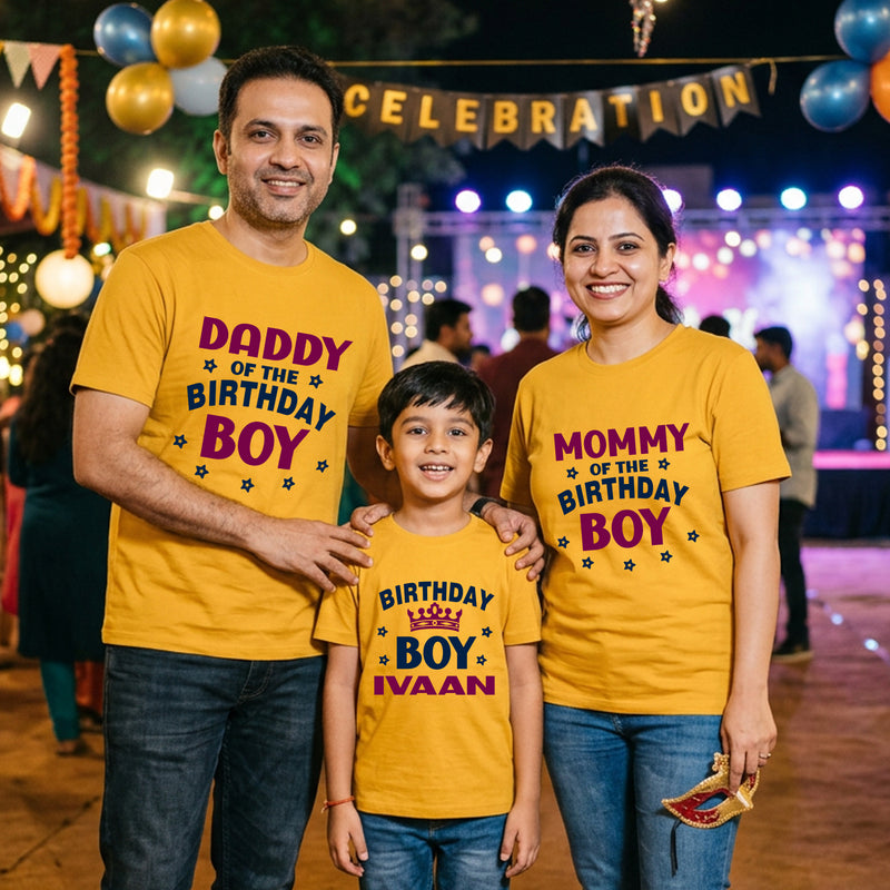 Birthday Boy T-shirts With Family