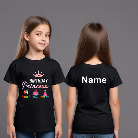 Birthday princess t-shirt with name customize