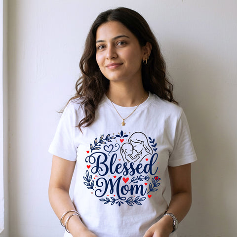 Happy Mother's Day blessed mommy t-shirts