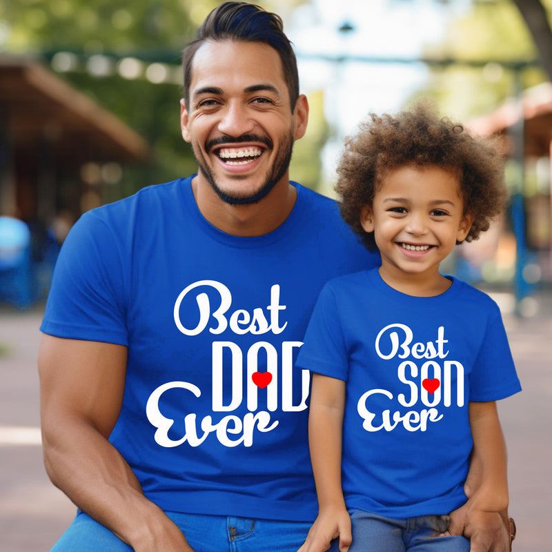best dad ever best son ever t shirts