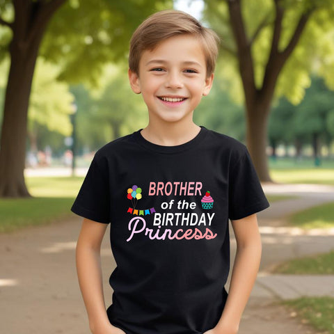 Brother of the birthday princess t-shirts