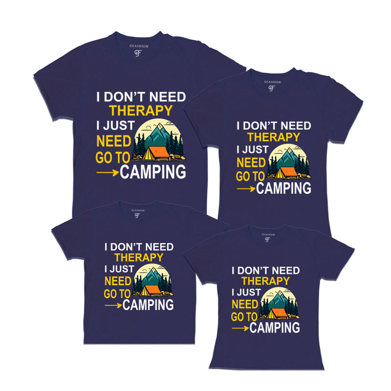 i don't need therapy i just need camping t-shirts