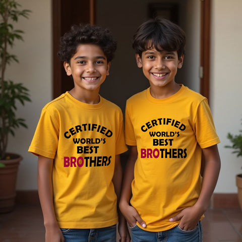 Certified World's Best Brothers