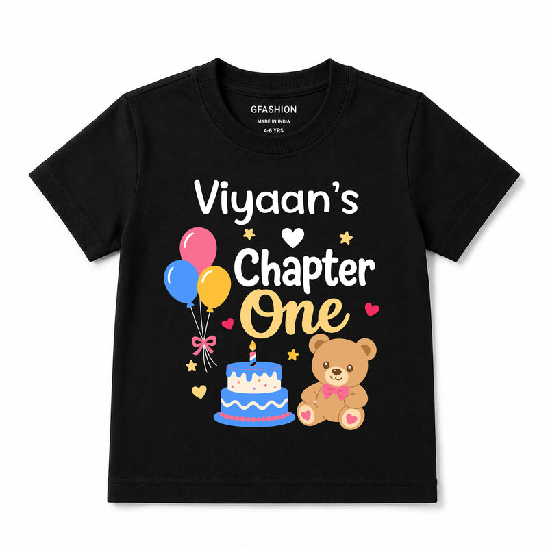 Chapter One 1st Birthday T-Shirt | Personalized Baby Tee
