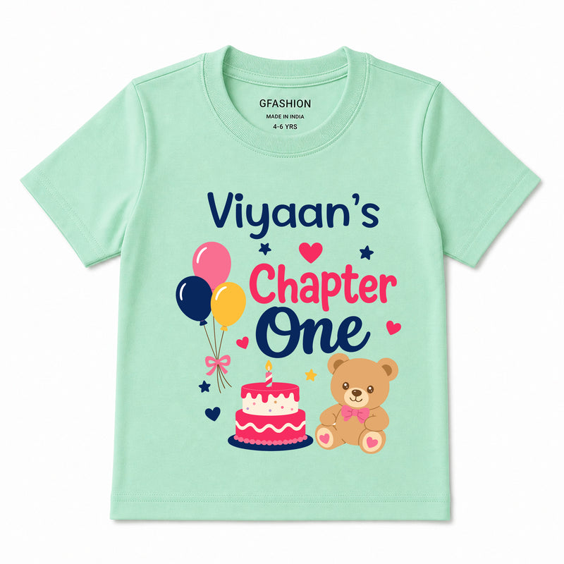 Chapter One 1st Birthday T-Shirt | Personalized Baby Tee