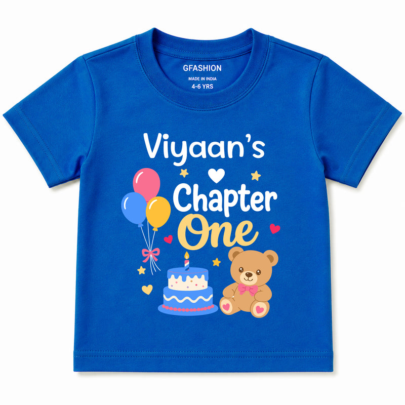 Chapter One 1st Birthday T-Shirt | Personalized Baby Tee