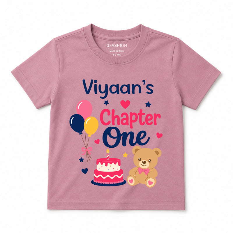 Chapter One 1st Birthday T-Shirt | Personalized Baby Tee
