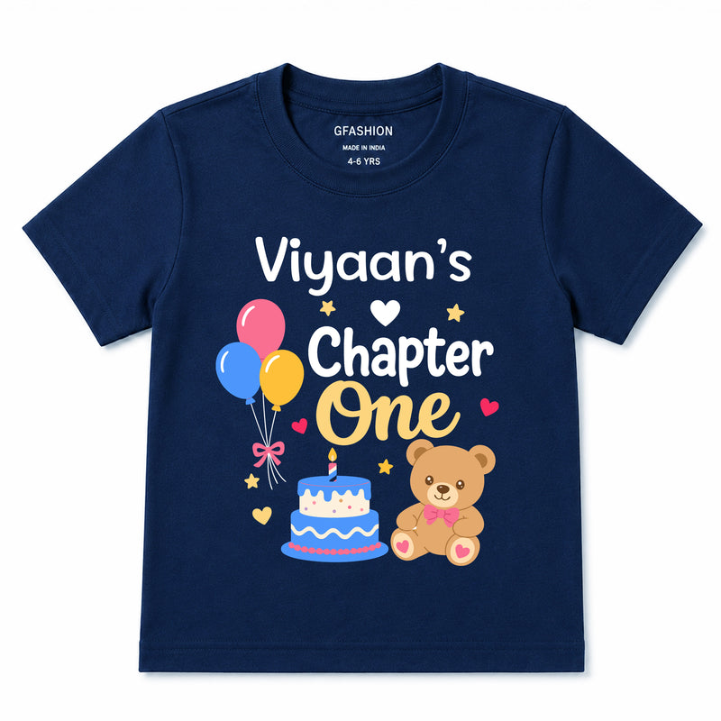 Chapter One 1st Birthday T-Shirt | Personalized Baby Tee
