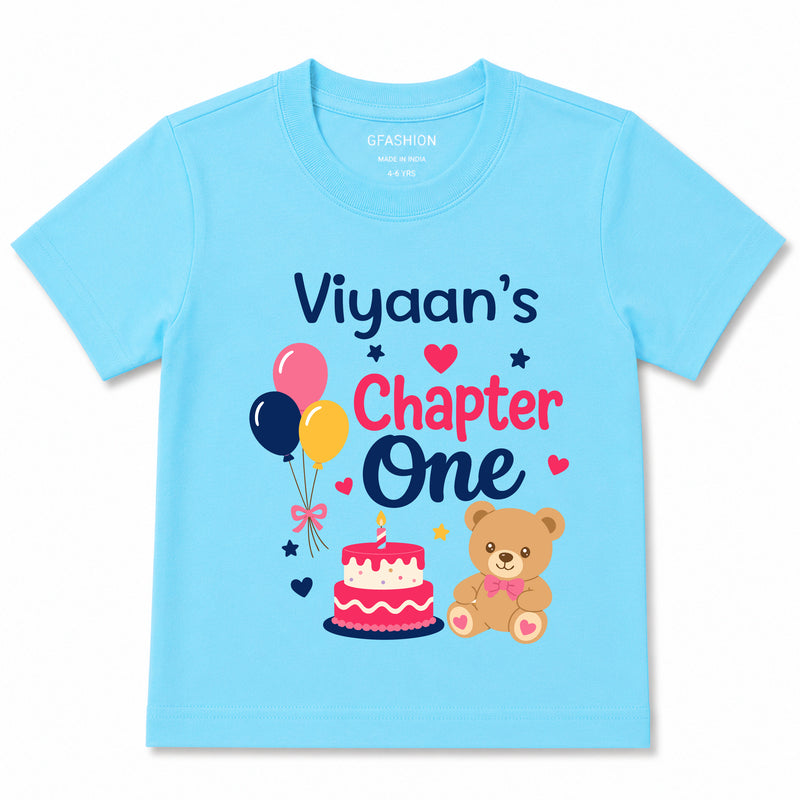 Chapter One 1st Birthday T-Shirt | Personalized Baby Tee