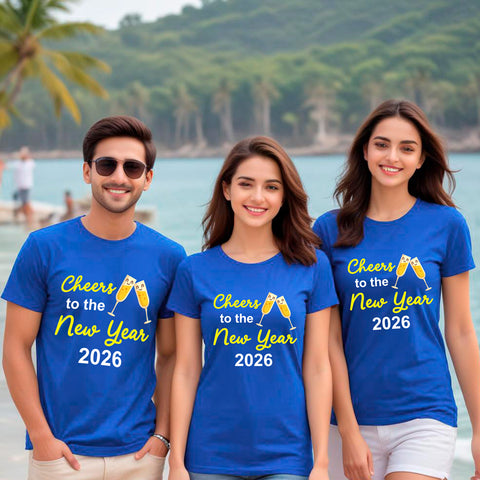 Cheers to the New Year t-shirts-family tshirts-group tshirts