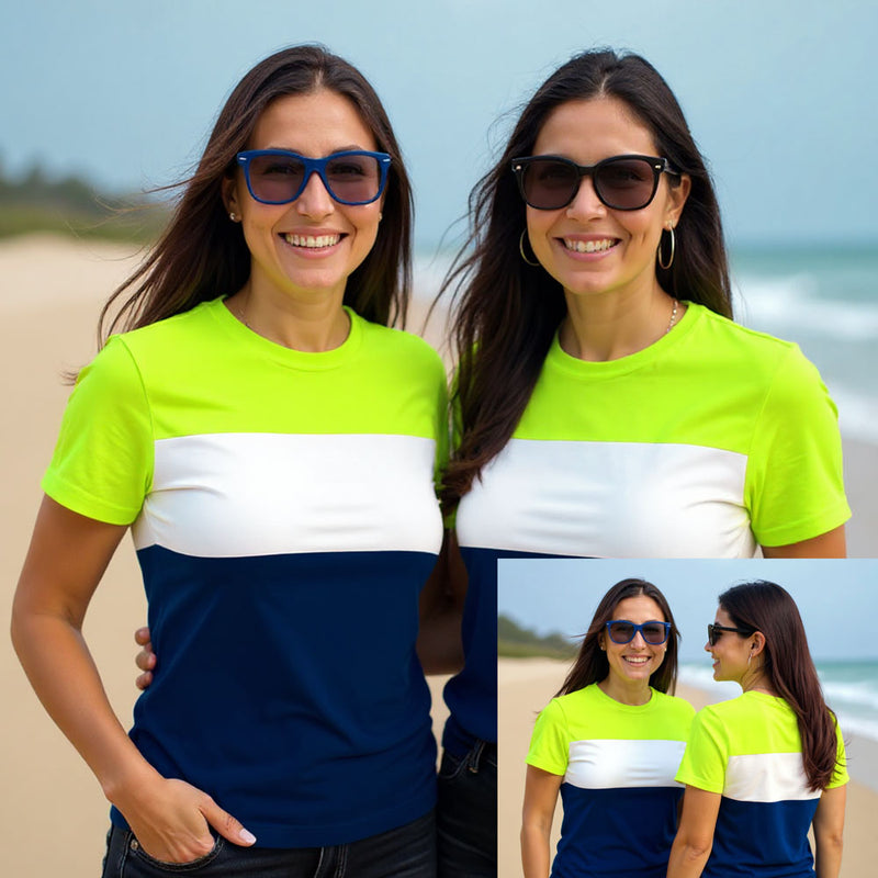 Color Block tshirts for womens