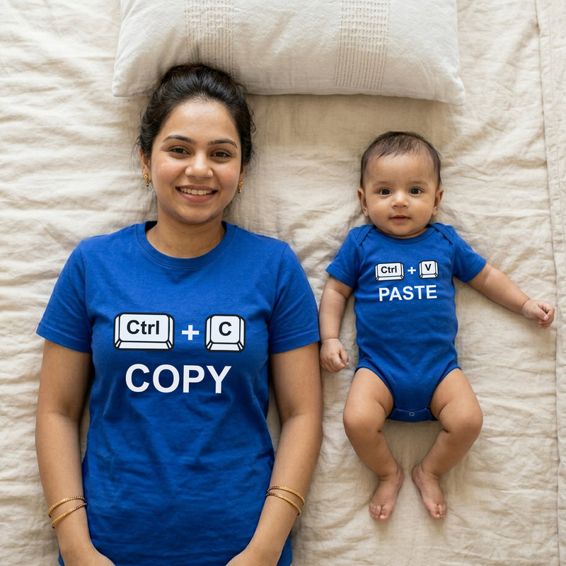 Mom & Baby Matching T-Shirts – Copy Paste Combo