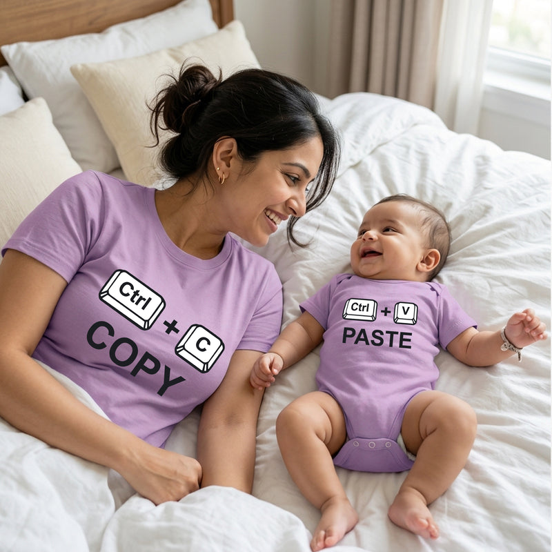 Mom & Baby Matching T-Shirts – Copy Paste Combo