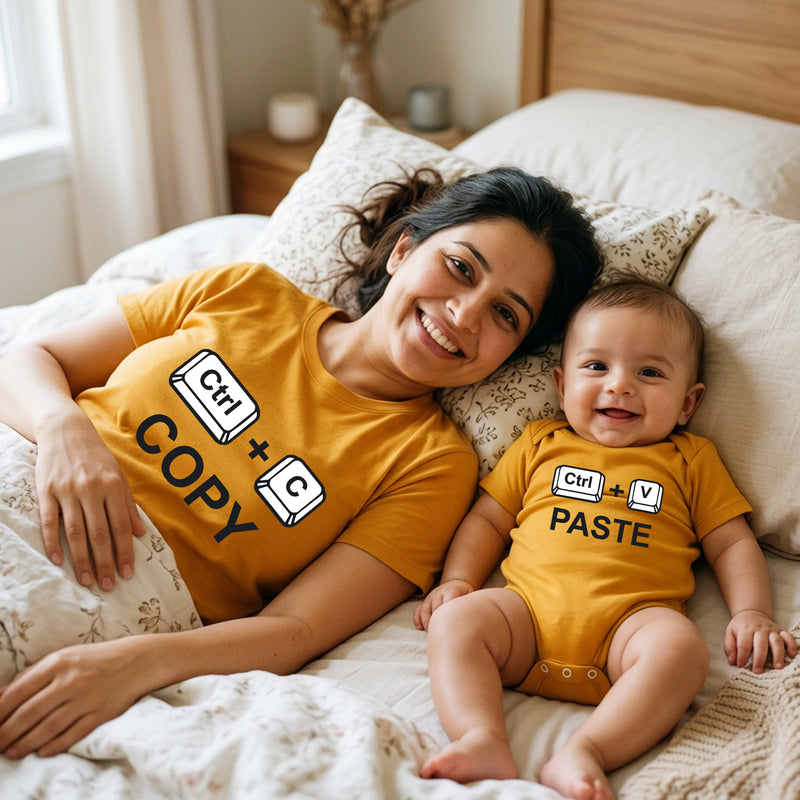 Mom & Baby Matching T-Shirts – Copy Paste Combo