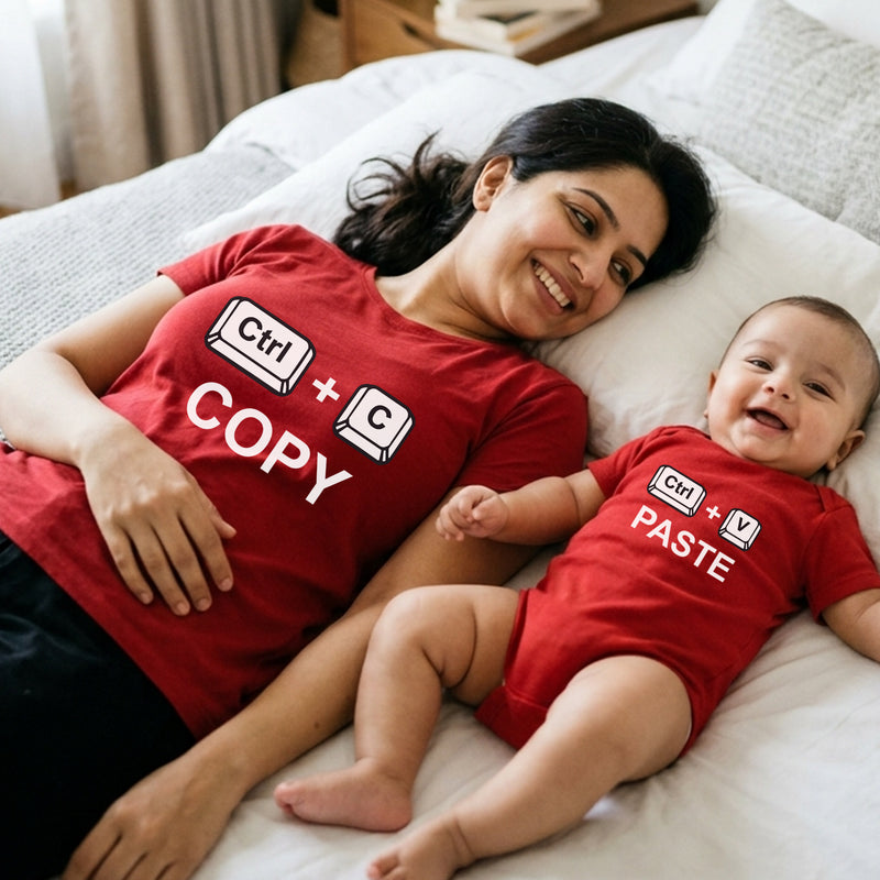 Mom & Baby Matching T-Shirts – Copy Paste Combo