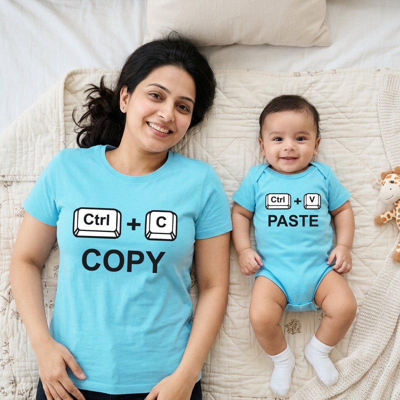 Mom & Baby Matching T-Shirts – Copy Paste Combo