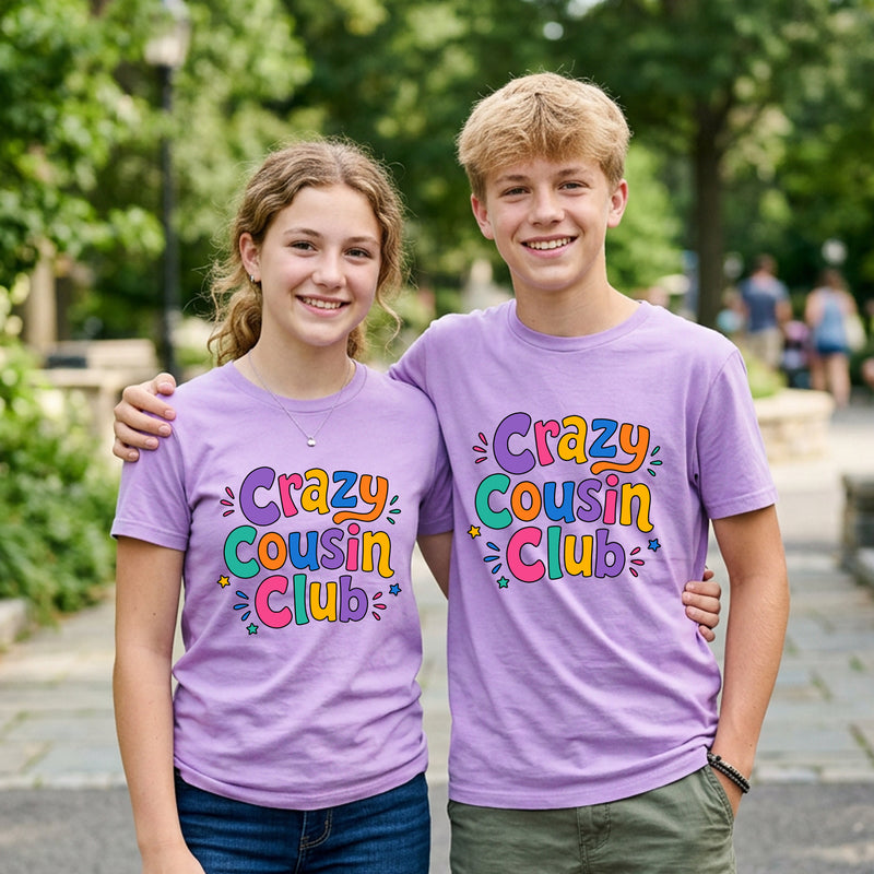 Crazy Cousins Club T-shirts