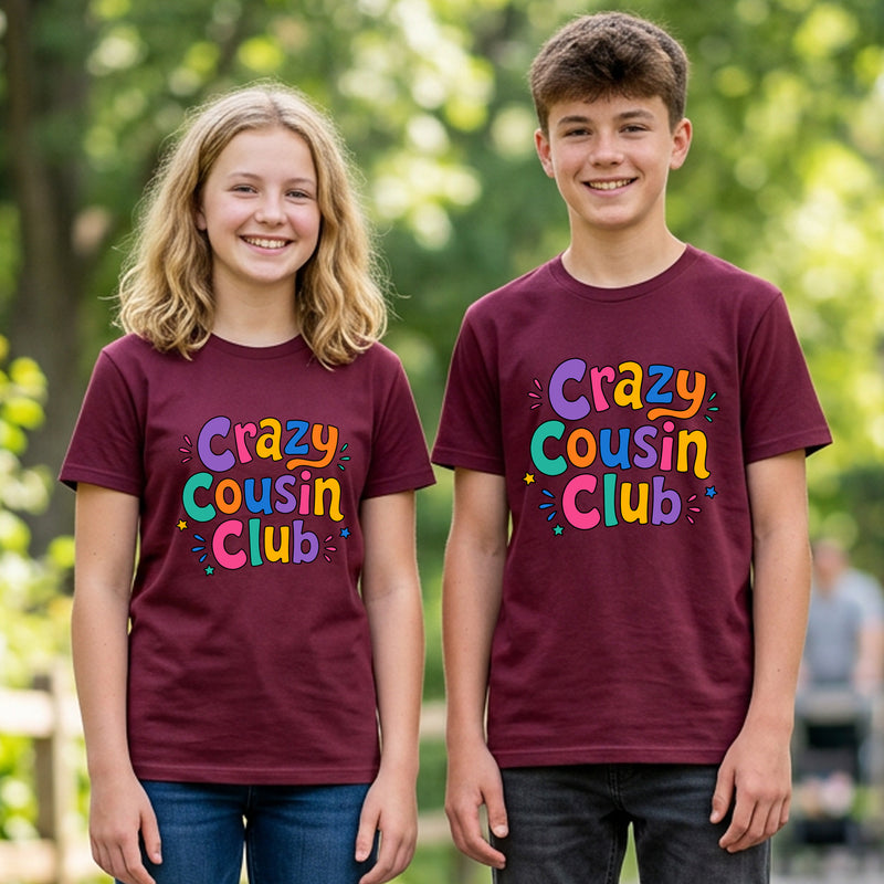 Crazy Cousins Club T-shirts